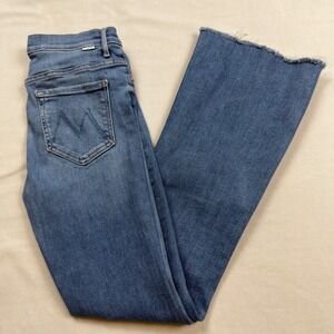 MOTHER Blue Flare & Wide Leg Jeans